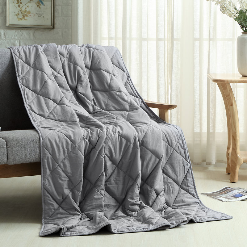 Couverture confortable pour chambre Zaine, L 48 po x L 72 po, 12 lb