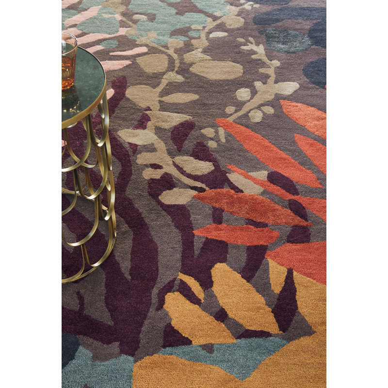Abstract Area Rug, Rectangle 4'7" x 6'7"