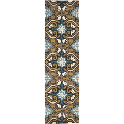 Amory Hand Tufted Wool Damask Rug