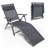 Ager Outdoor Metal Chaise Lounge