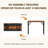 Small Computer Desk Folding Table - 35.8" Foldable Office Desk, No Assembly, Perfect For Small Spaces In Bedroom, Dorm, Or Apartment, Portable Mini Desk Or Study Table With Compact Design, Brown