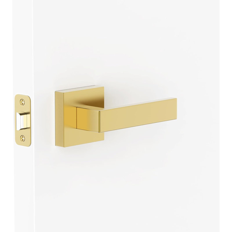 Ensemble de poignées de serrure à levier Stylware pour portes de garde-robe ou françaises, convient à toutes les tailles de porte standard