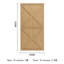 Tullahassee  Timber Wood Gate-772585502
