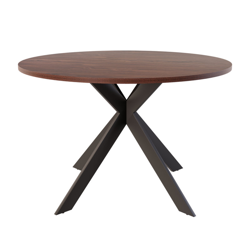 Table de salle à manger Garrell, Brun