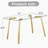 1 Piece Rectangular Dining Table Without Chair