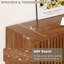 Armoire de rangement moderne Hessle avec tablettes réglables, armoire en bois pour cuisine, salle à manger, cuisine, salon-708255646