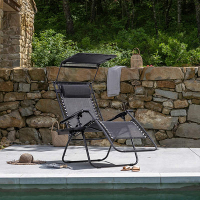 Fabiola Folding Zero Gravity Chair with Cushions