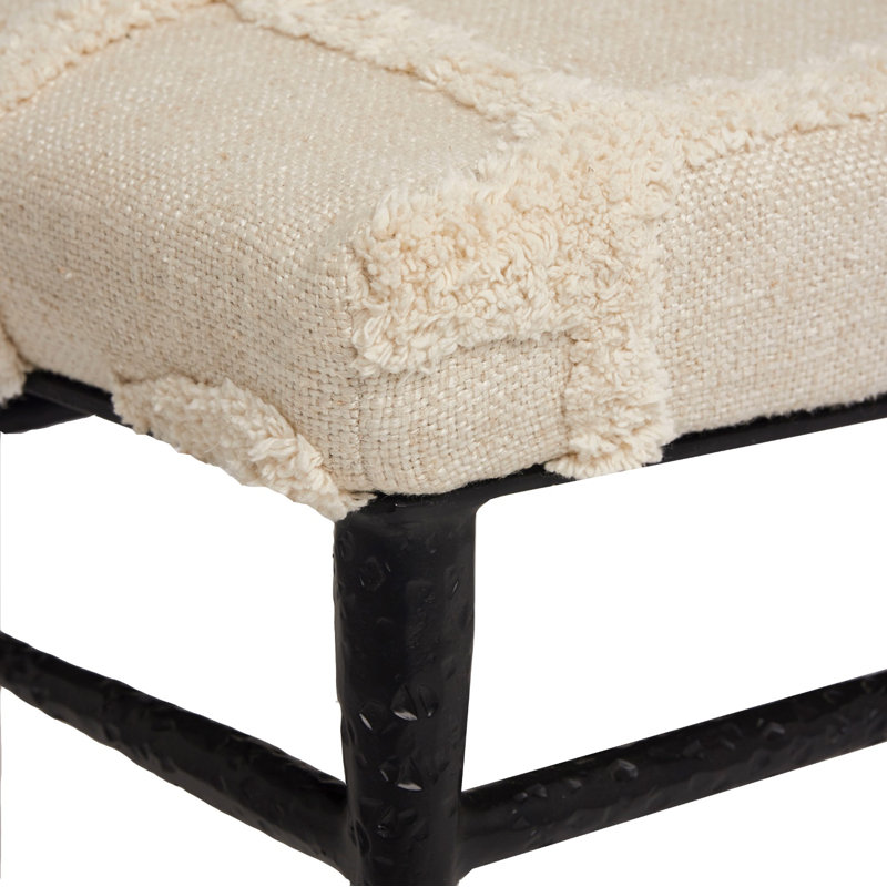 Collins Upholstered Bench, 18.5" H x 69" W x 16" D