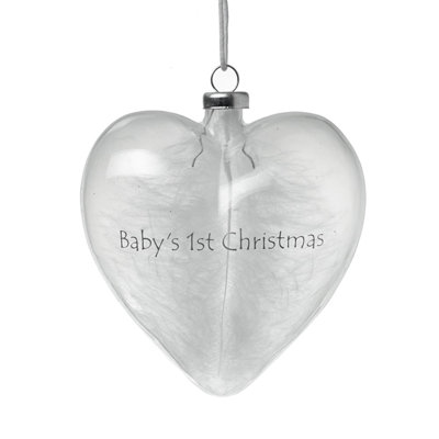 12cm Glass Holiday Shaped Ornament