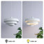 Luminaire suspendu industriel 1 lumière avec abat-jour en métal 3 lumières Stafford