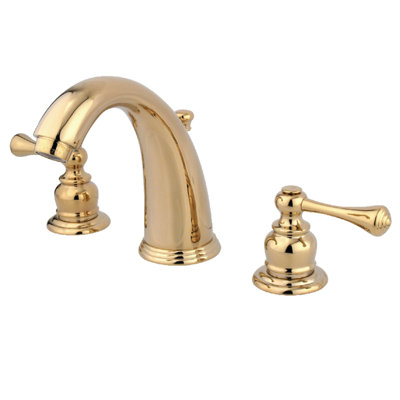 Robinet de salle de bain à deux poignées à fixation sur le comptoir à 3 trous avec drain escamotable Kingston
