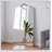 Full Length Mirror 36x66 Inch Vintage Ornate Arched Floor Mirror Metal Framed Mirror Dressing Mirror Oversized Wall Mirror, for Entryway, Living Room, Bedroom, Clothing Shop,  Antique Silver-1225840431