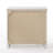 White High Gloss 3-Drawer Nightstand