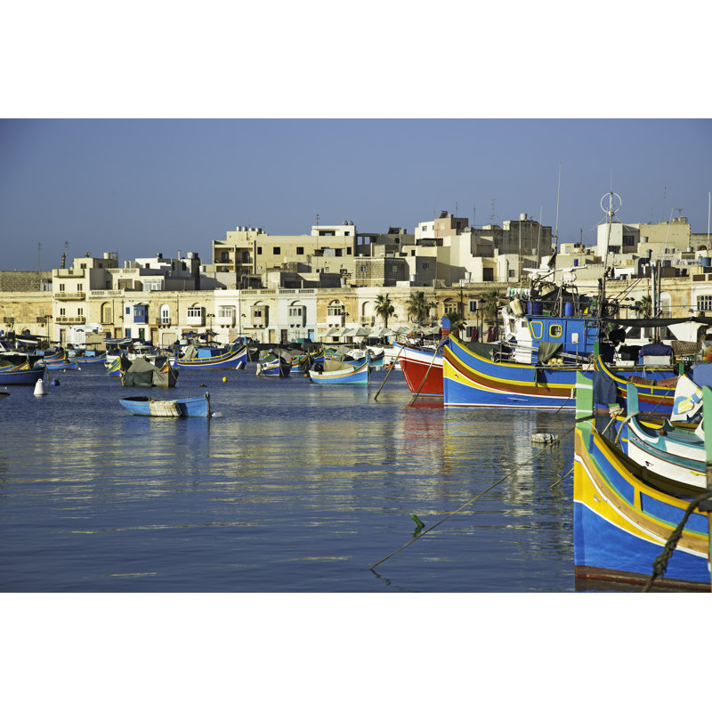 Marsaxlokk-Malta by Fabiomichelecapelli - Wrapped Canvas Print, 36" W x 24" H