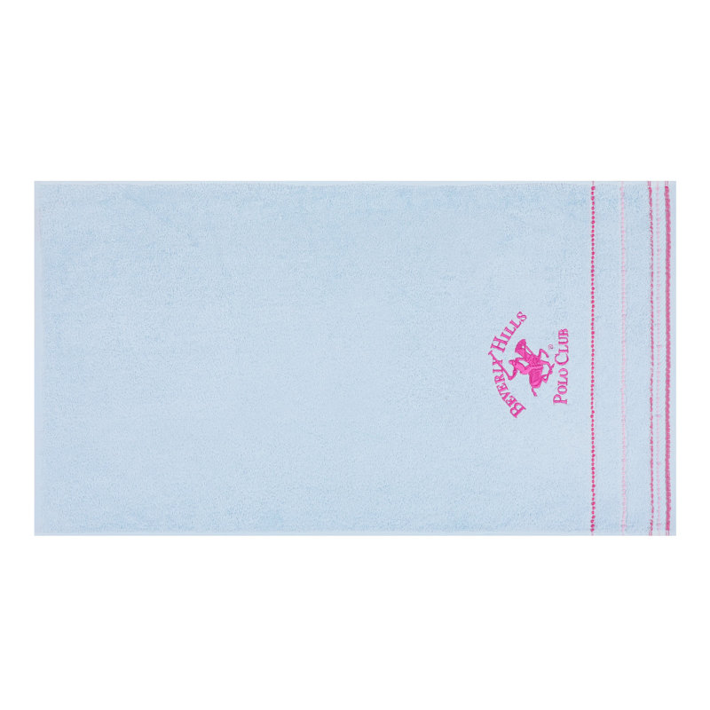 Ensemble de serviettes 100% coton 2 pièces Benuel, Bleu