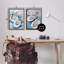 «Oysters on the Half Shell», ensemble de 2 toiles flottantes encadrées par Petal Prints Design-1967779822-1967779821