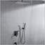 16-Inch Square Wall Mounted Rain Shower System
