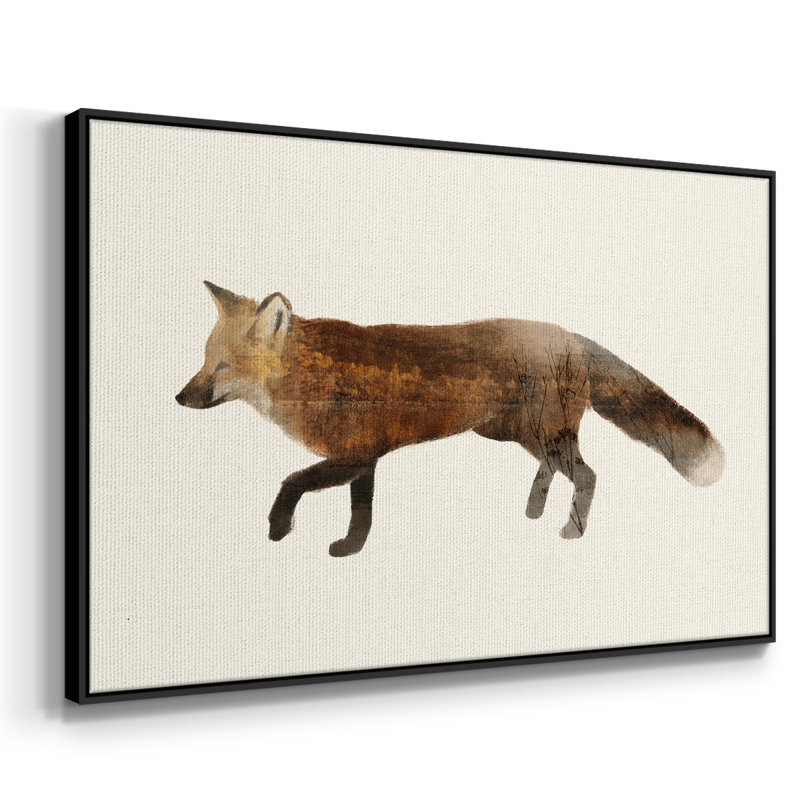 " The Wilderness VI " Painting Print, Black Framed, 27" H x 41" W x 2" D