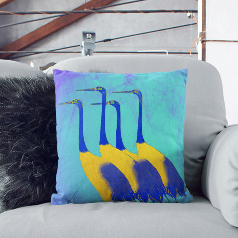 Square Cushion, Stone, 55cm H x 55cm W x 20cm D