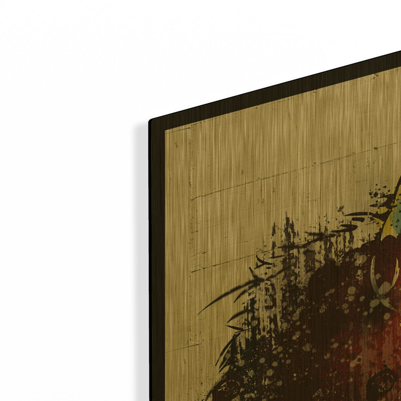 Tableau mural en métal doré « Zombie » de Danksy, 91,4 cm x 91,4 cm, 36 po x 36 po