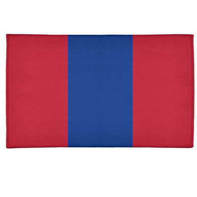 Tapis en poly à rayures de football new england retour