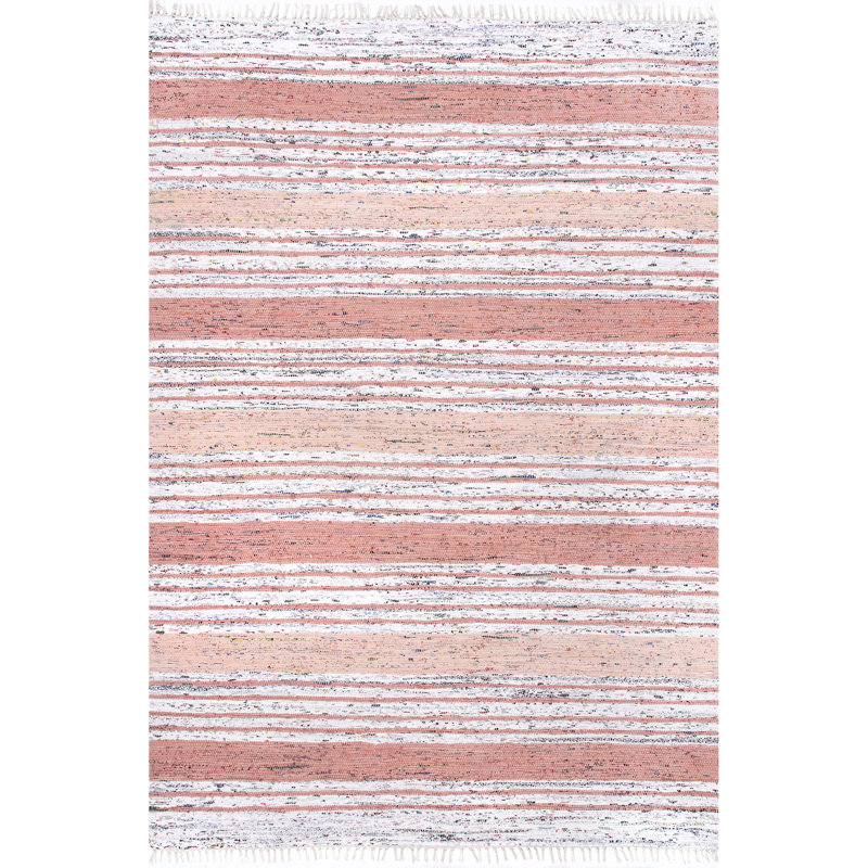 Cotton Striped Indoor Rug, Rectangle 3' x 5'