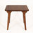 Eicher Solid Walnut Wood Square Dining Table, Mid Century-1165522419
