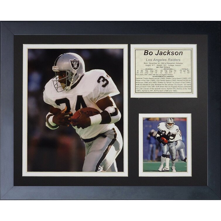 BO JACKSON Photo Collage Print Los Angeles RAIDERS Football 