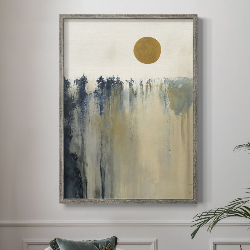 Equilibrium Framed Print - Solid Wood, 30" H x 24" W