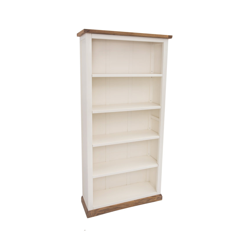 Arlo 180cm H x 90cm W Standard Bookcase, Waxed Oak