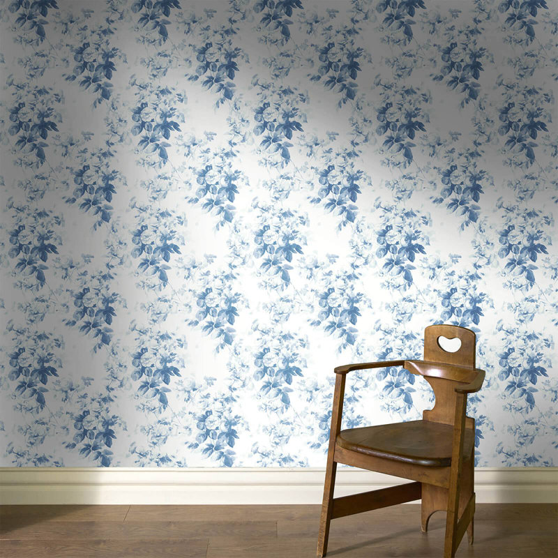 London Rose Traditional Wallpaper, China