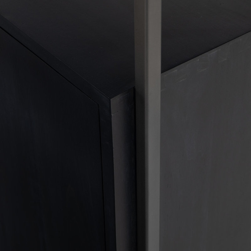 Loki Storage Bookcase, Black Wash