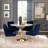 Round with Stainless Steel Base Dining Table-92618315