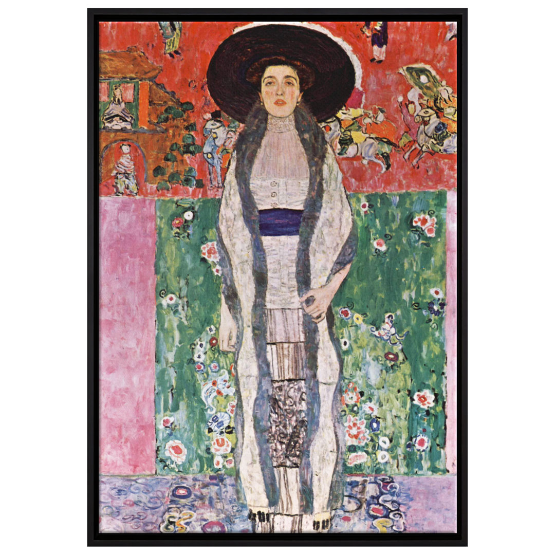 Gerahmter Kunstdruck Leinwandbild Adele Bloch Bauer II von Gustav Klimt