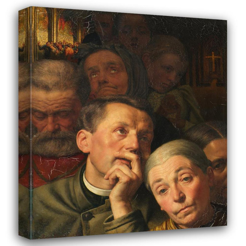 «The Crying Ones» par Jef Leempoels - Art mural sur toile tendue avec châssis, H 18 po x l 14 po