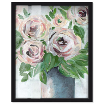 «Flowers from my Garden Shadowbox Print Western Floral Art» par Art Remedy