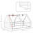 6' X 3' Outdoor Garden Portable Mini Greenhouse In White With Water - Repellent Pe Cover And Roll Up Zipper Ventilation Zippered