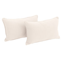 125-5 Grey Ivory Extra Long Lumbar Pillow