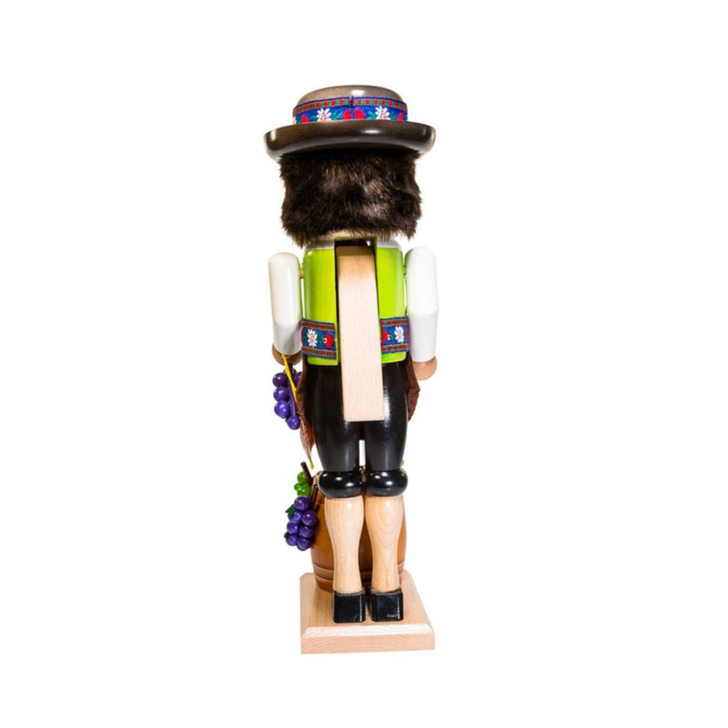 Wind-Up Musical Winemaker Nutcracker