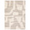 Loehrke Tan Taupe Abstract Rug