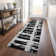 Premium Machine Washable Prisco Black Rug