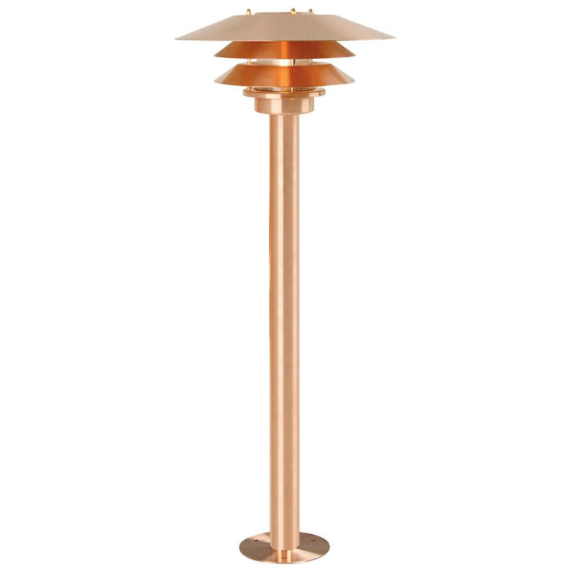 Metal Pathway Lights, Copper