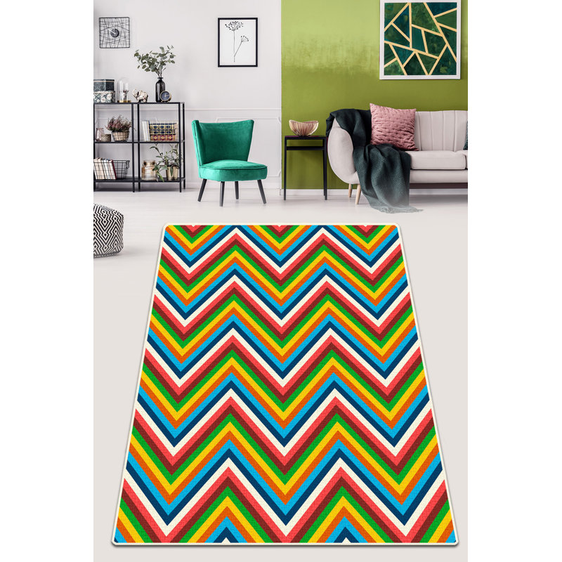 Antibacterial Hall Carpet, 3.3 x 4.9 Feet | 100% Polyester, 0.4 in Pile Height, Non-Slip Felt Dot Underside | Machine Washable, 700 GSM | Perfect for Living Room, Bedroom, and Entryways, Stylish & Functional Design