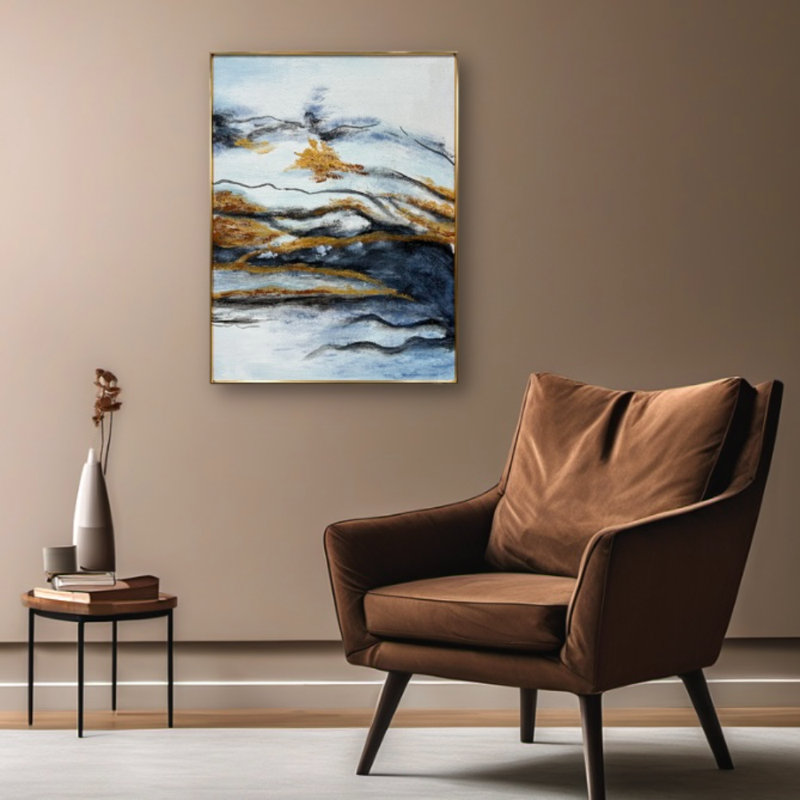 Cape Roca A Abstract Oil Print On Canvas