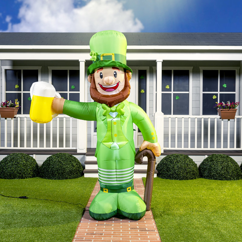Gonflable St. Patrick Leprechaun