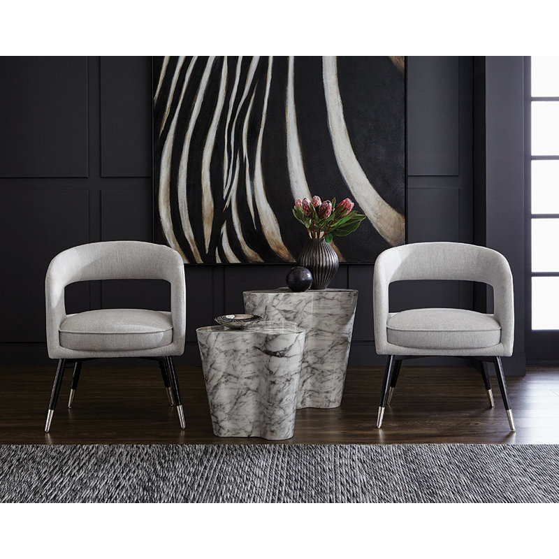 Mixt End Table, 18" H x 18" W x 15" D