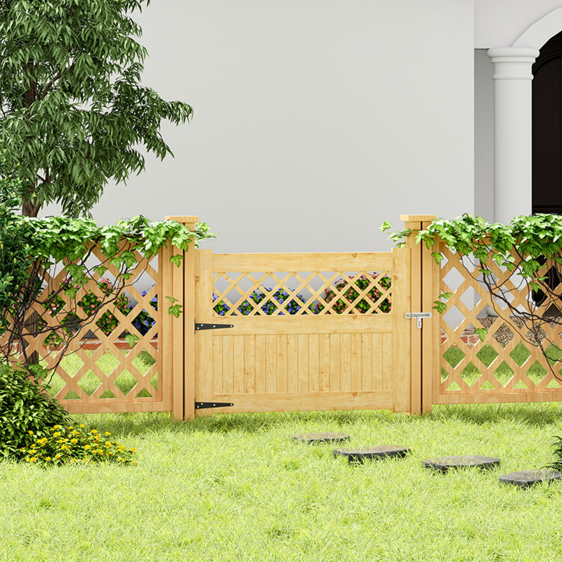 Solid Wood Gate, 90cm H x 120cm W x 2cm D