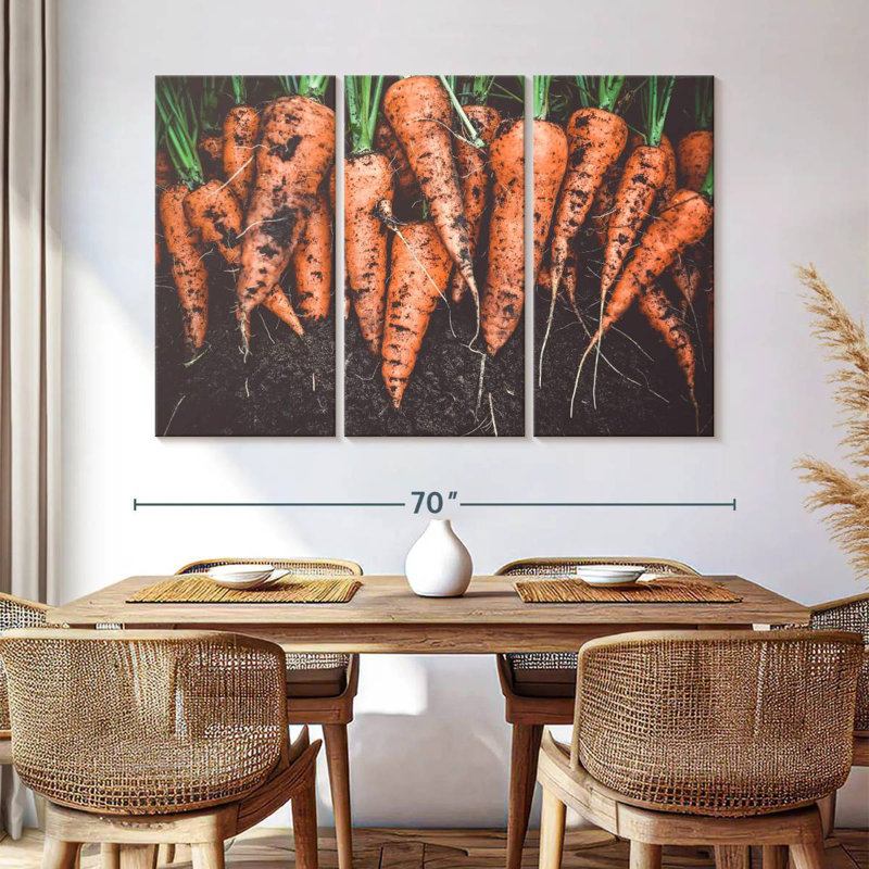 Récolte de carottes Yarlin, H 42 po x l 65 po
