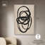 Décoration murale beige sur toile I -261168547-261168546