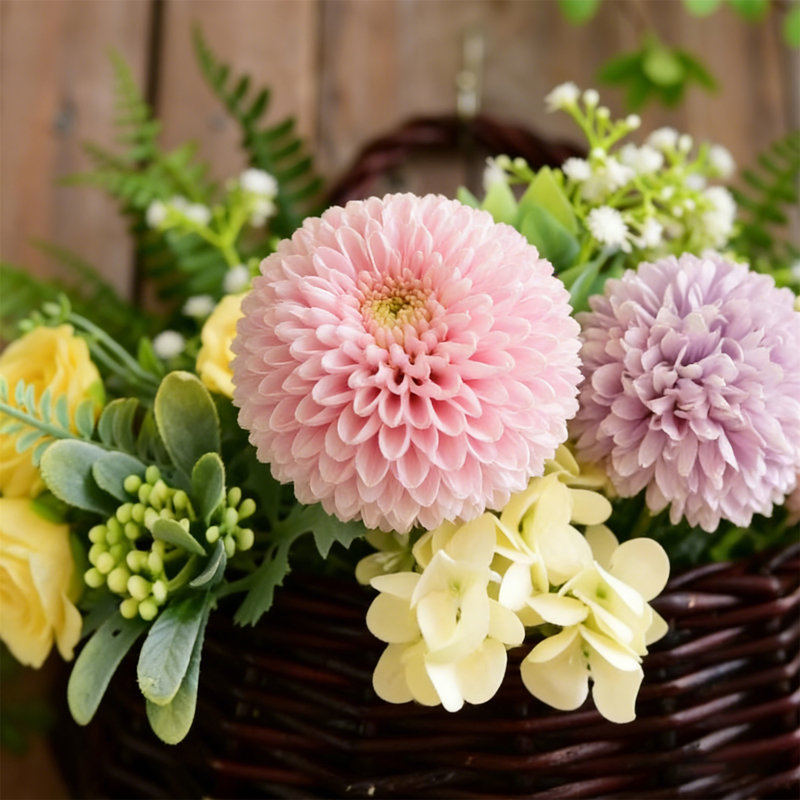 Wall-Mounted Artificial Flower